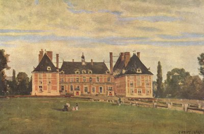 Château de Rosny by Jean Baptiste Camille Corot
